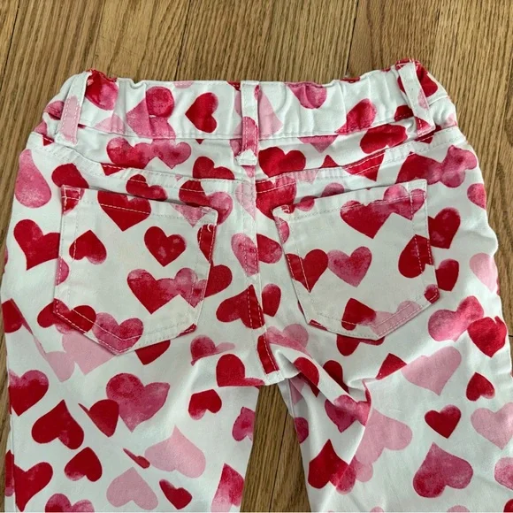 The Children's Place Red and Pink Heart Pants - Picture 5 of 6
